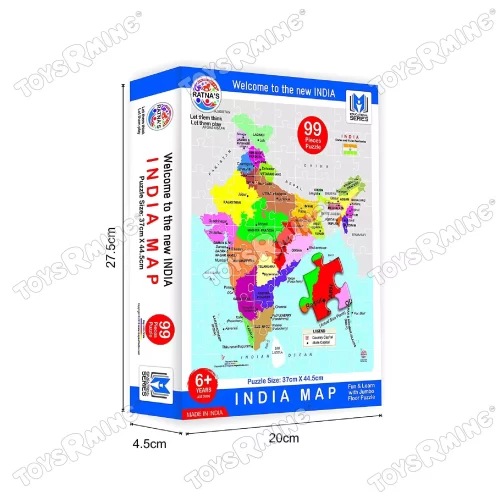 Jigsaw puzzle india map