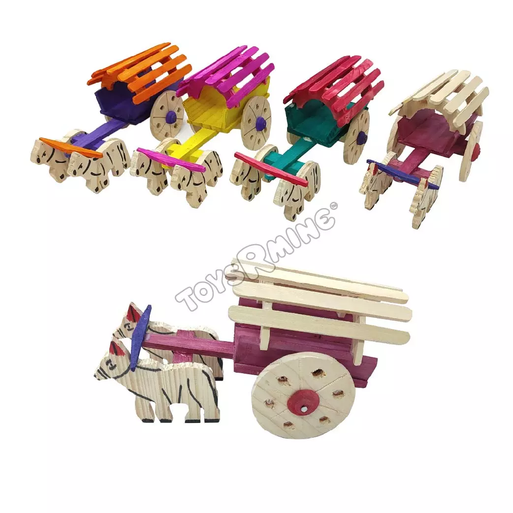 Bullock Cart Small Wooden